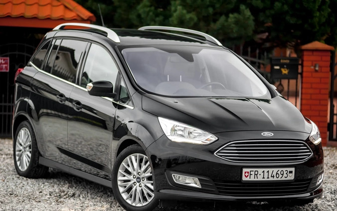 Ford Grand C-MAX cena 45900 przebieg: 120757, rok produkcji 2017 z Zagórz małe 781